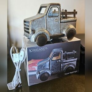 Kirklands Silver Vintage Truck Accent Nightlight